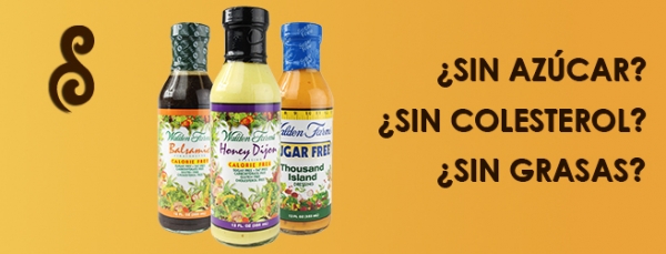 ADEREZOS LIBRES DE CALOR&Iacute;AS CONTRA LIBRES DE GRASAS O LIBRES DE CARBOHIDRATOS